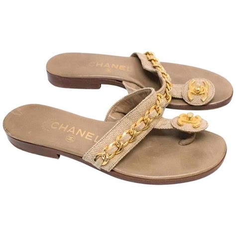 chanel thongs sandals|Chanel Sandals On Sale .